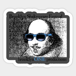 Willy Shakes Brooklyn Sticker